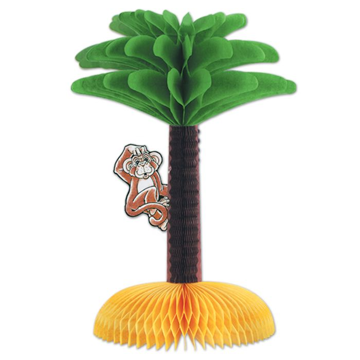 Beistle 55484 13" Luau Monkey Centerpiece