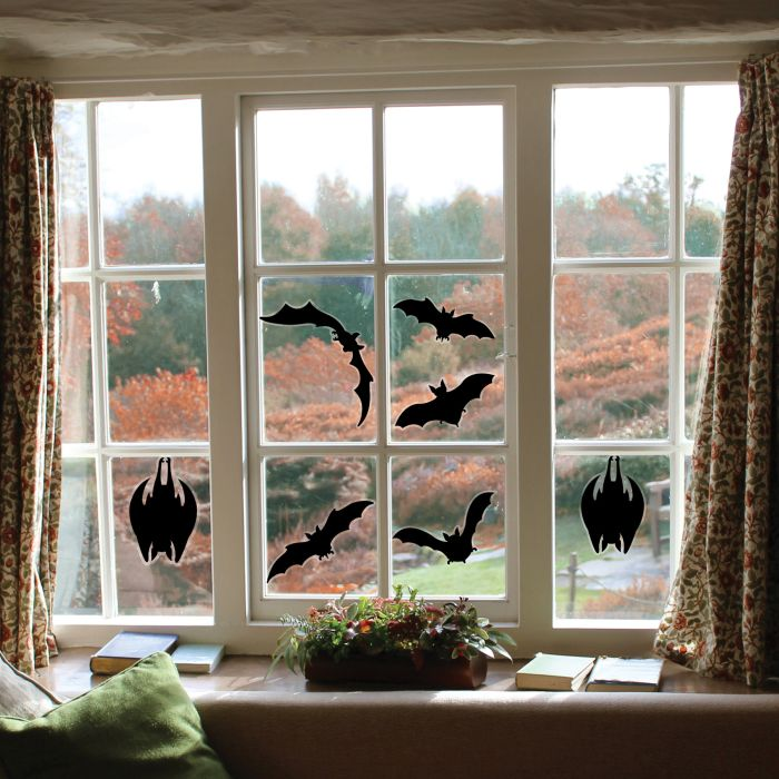 Beistle 00483 Bat Silhouette Clings