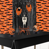 Beistle 00575 8' x 3' Bat 1-Ply Plastic Fringe Curtain
