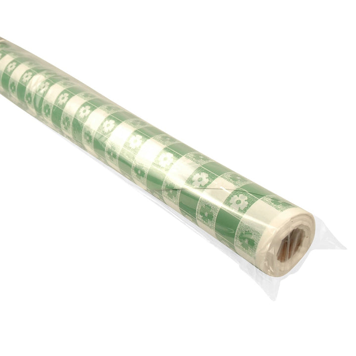 Green Gingham 40 X 150 Roll Tablecover Tablemate