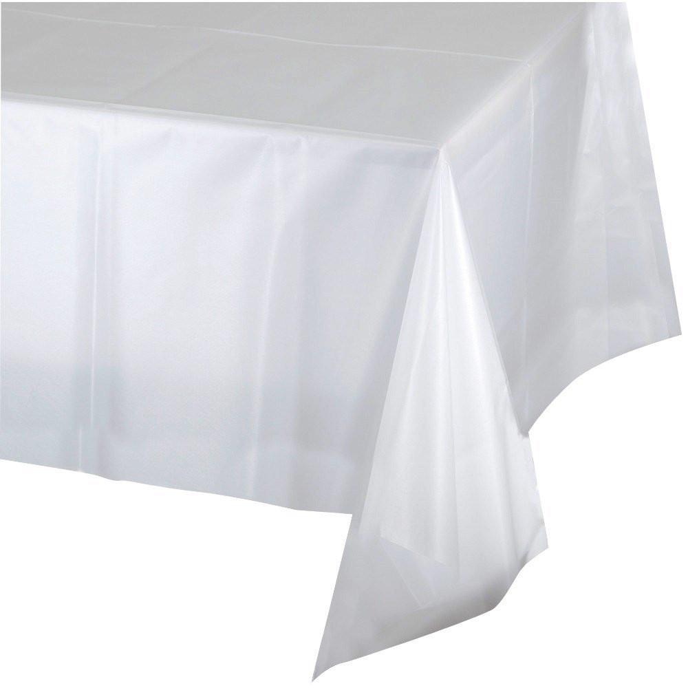 54" X 108" Clear Plastic Table Covers
