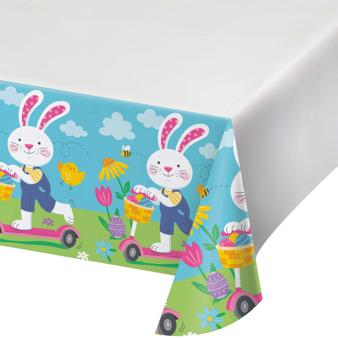 Creative Converting Bunny Bliss Easter 378286  Paper Table Cover 96" x 54"