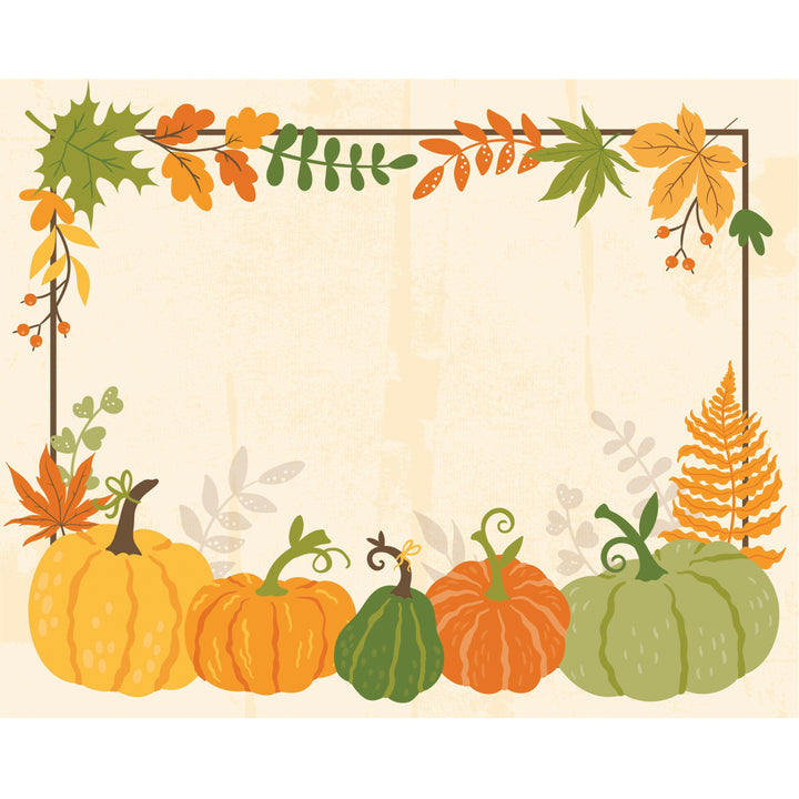 Creative Converting 366362 12" x 15" Paper Fall Placemats Creative Converting