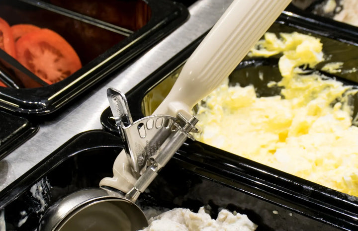 Vollrath 47141 Size 10 Disher Ivory 3.25 oz Vollrath