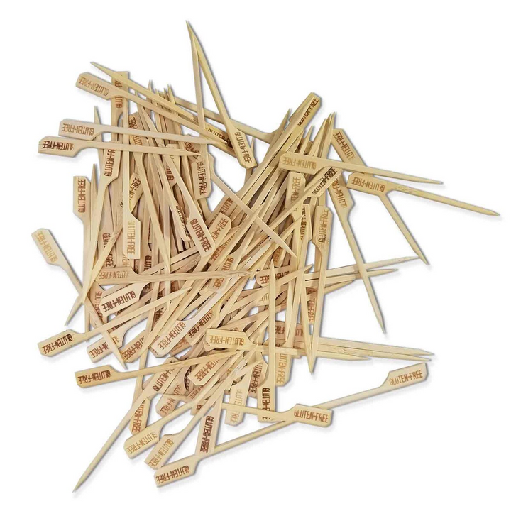Tablecraft WELLDONE 3.5" Bamboo Well Done Steak Marker
