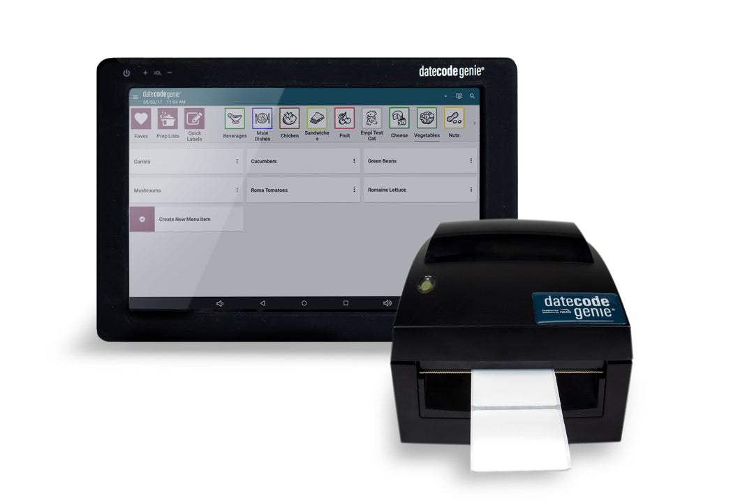 National Checking DateCodeGenie DCG-LITE Portable Single Printer Automated Labeling Solution