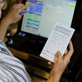 Guestcheck 525 3.5" x 6.75" 1 Part Medium Carbon-Backed Paper/Board Check