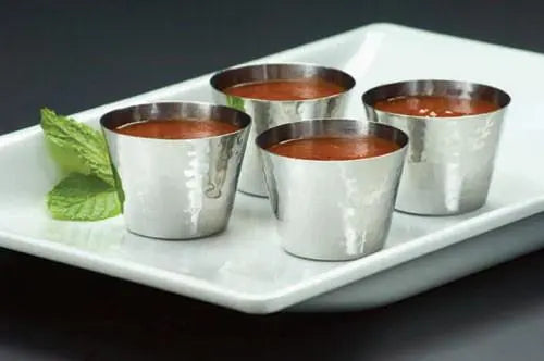 American Metalcraft 2 Oz Hammered Sauce Cup (HAMSC) American Metalcraft