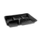 Genpak 5 Compartment School Tray Black 500/Case