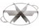 Winco SCU-6 Stainless Steel 6 Cut Pie Cutter 10"
