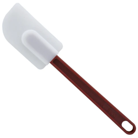 Winco PSD-10 Silicone Scraper, Flat Blade, Heat Resistant - 10" Winco