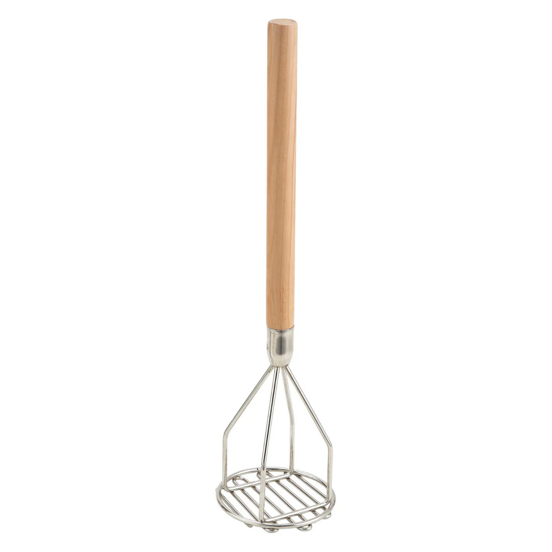 Winco PTM-18R Round Potato Masher  4" X 18"
