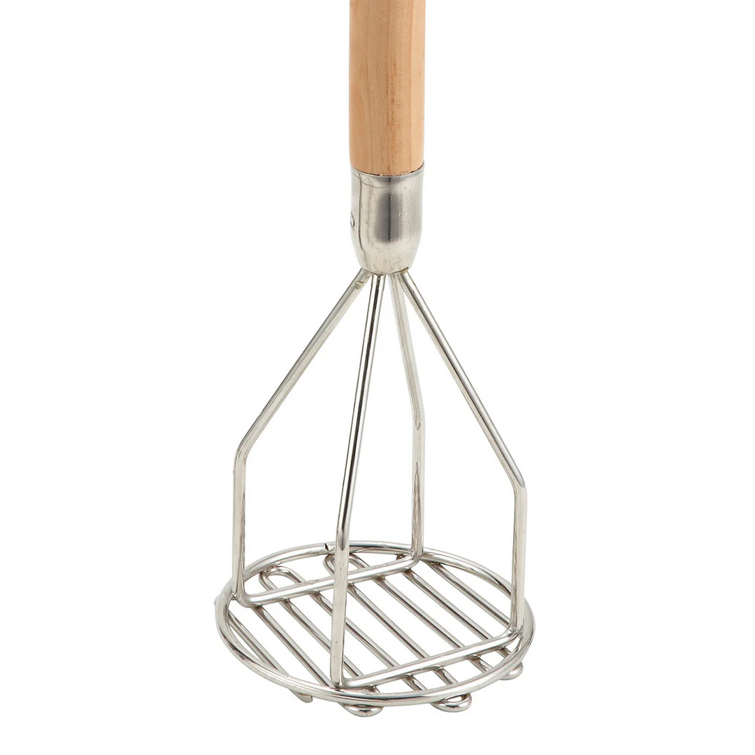 Winco PTM-18R Round Potato Masher  4" X 18"