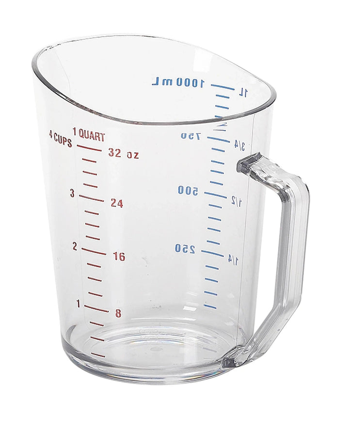 Cambro 100MCCW135 1 Quart Polycarbonate Measuring Cup Cambro