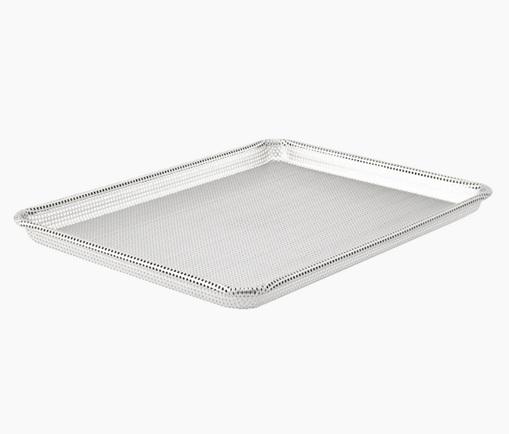 Browne Foodservice 58182651 Full Size 18" x 26" Perforated Aluminum Sheet Pan Browne Foodservice