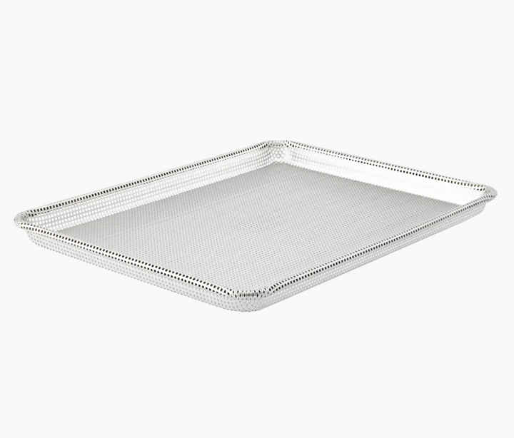 Browne Foodservice 58182651 Full Size 18" x 26" Perforated Aluminum Sheet Pan