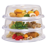 Winco PPCR-10 Clear Polycarbonate Plate Cover 10"