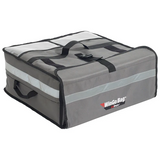 Winco WinGo Bag BGPZ-1909 Medium Gray Insulated Pizza Bag 19" x 19" x 9"