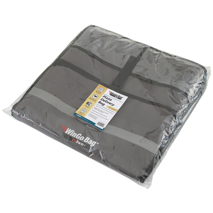 Winco WinGo Bag BGPZ-1909 Medium Gray Insulated Pizza Bag 19" x 19" x 9"
