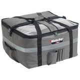 Winco BGCB-2212 WinGo Bag Extra Large Gray Insulated Catering Bag 22" x 22" x 12"