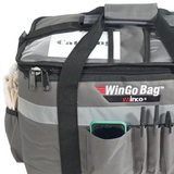 Winco BGCB-2212 WinGo Bag Extra Large Gray Insulated Catering Bag 22" x 22" x 12"