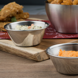 Browne Foodservice 515058 1.5 oz Stainless Steel Sauce Cups