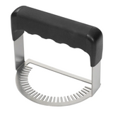 Winco EF-07 SS 7" Empanada Fork with Plastic Handle