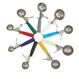 Winco ICD-16 Blue Handle Stainless Steel Ice Cream Disher Blue