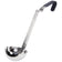 Vollrath 4980622 6 oz Stainless Steel Ladle with Black Ergo Grip Handle