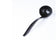 Sabert UBK36LADLPP Black 4 oz Ladle