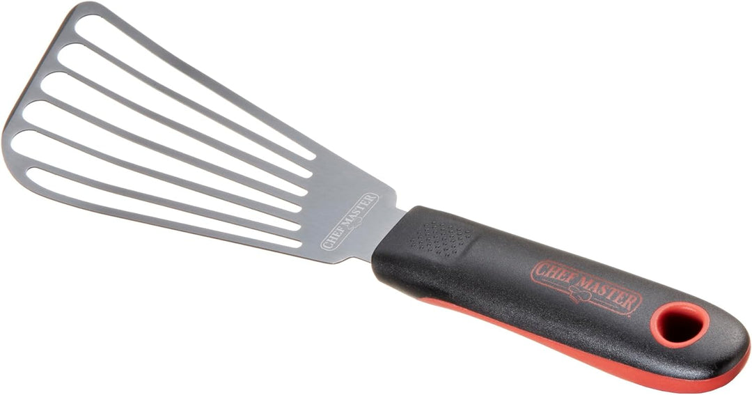 Chef Master 90287 Stainless Steel High Heat Fish Turner 6.77" x 3.03"