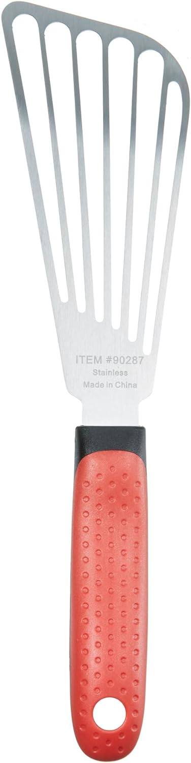Chef Master 90287 Stainless Steel High Heat Fish Turner 6.77" x 3.03"