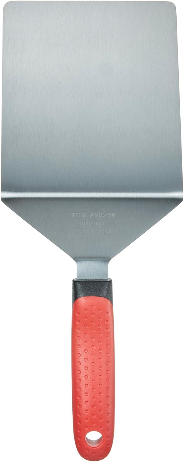 Chef Master 90286 Stainless Steel Extra Heavy High Heat Turner 5.9" x 4.96"