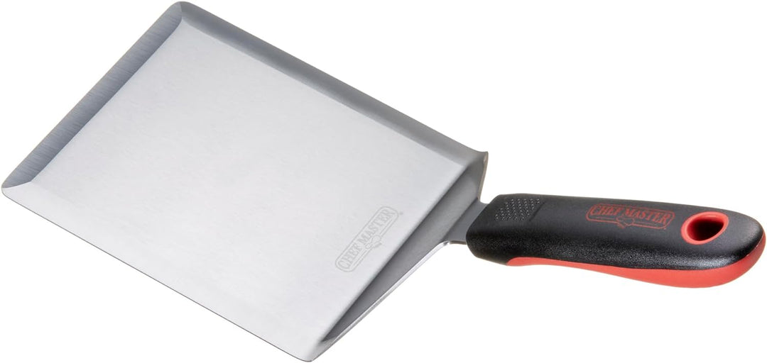 Chef Master 90286 Stainless Steel Extra Heavy High Heat Turner 5.9" x 4.96"
