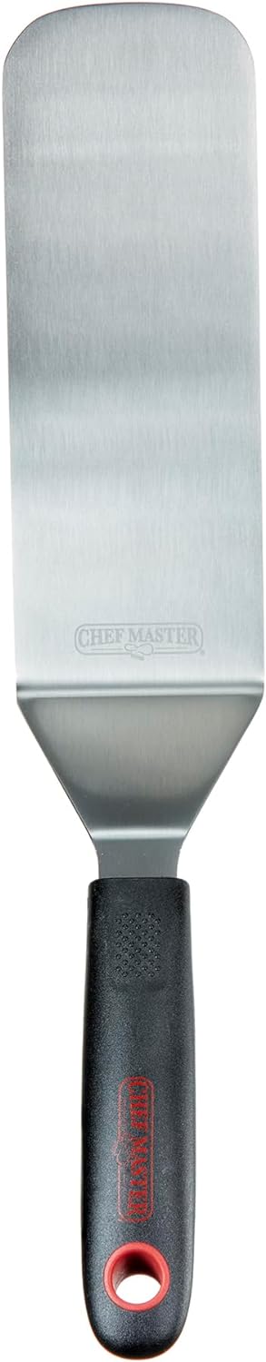Chef Master 90284 Stainless Steel Flexible High Heat Turner 7.6" x 2.87" Chef-Master