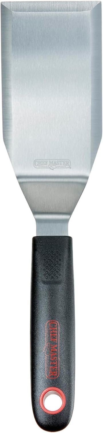 Chef Master 90283 Stainless Steel High Heat Hamburger Turner 4.92" x 2.76"