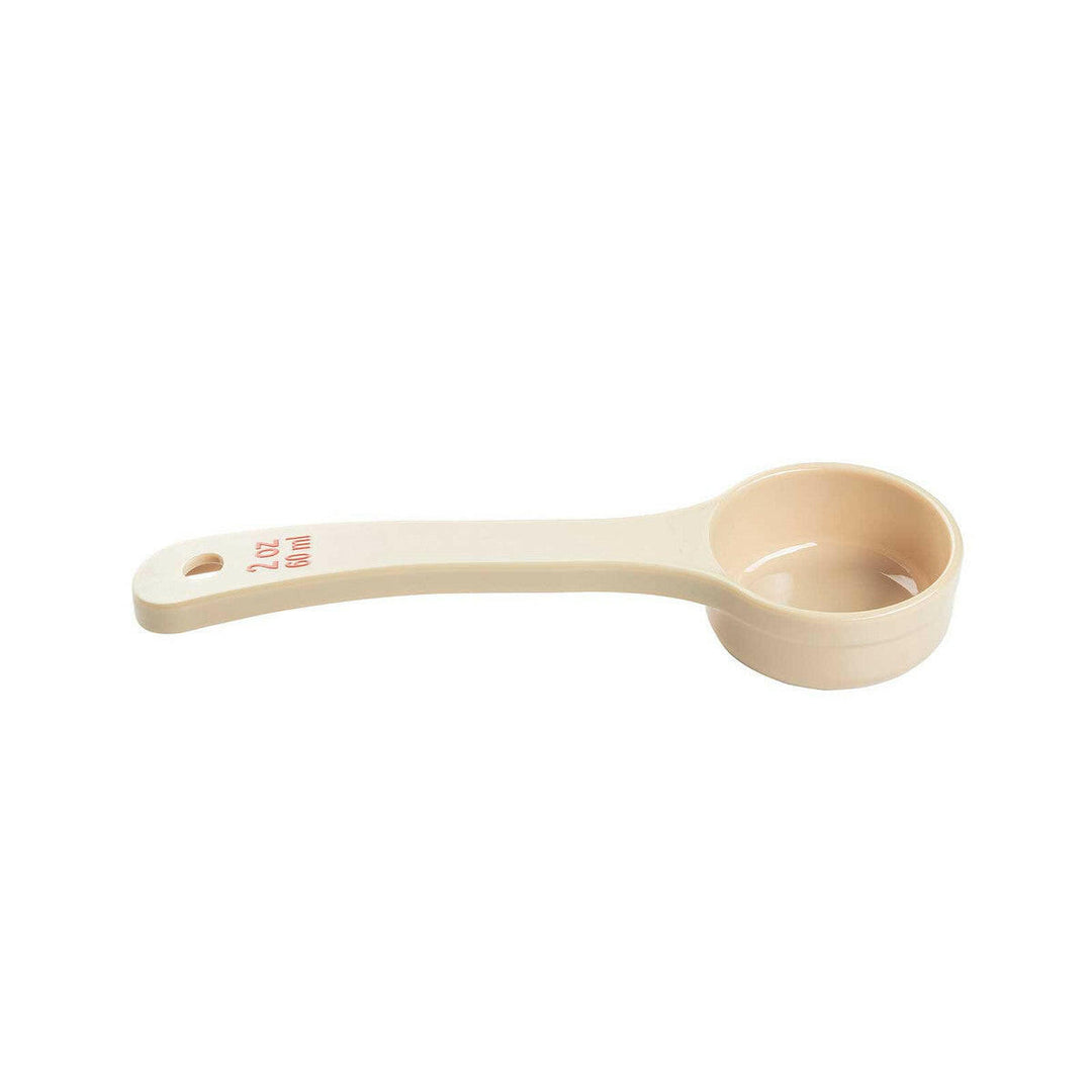 Tablecraft 10642 3 oz Portion Short Handle Solid Spoon Tablecraft