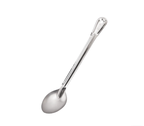 Browne Foodservice 2750 11" Stainless Steel Solid Basting Spoon