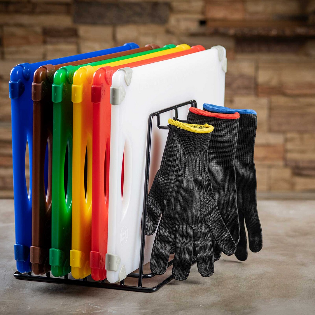Tablecraft The Protector 11211 Extra Large Cut Resistant Black Gloves