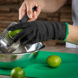 Tablecraft The Protector 11209 Medium Cut Resistant Black and Green Gloves