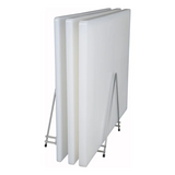 Winco CBH-1824 18" x 24" x 3/4" White Rectangular Cutting Board