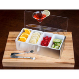 Tablecraft CBW1218175 18" x 12" x 1.75" Birchwood Butcher Block Cutting Board