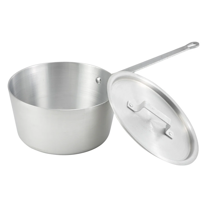 Winco ASP-3 Tapered Aluminum 3.75 Quart Sauce Pan