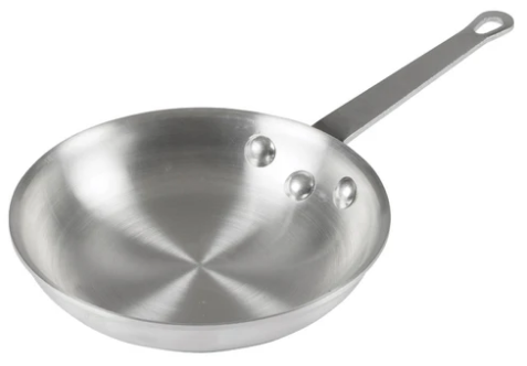 Winco AFP-7A Aluminum Fry Pan, Gladiator, Natural Finish 7" Winco