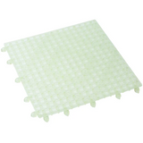 Winco BML-12C 12" Clear Interlocking Bar Mat