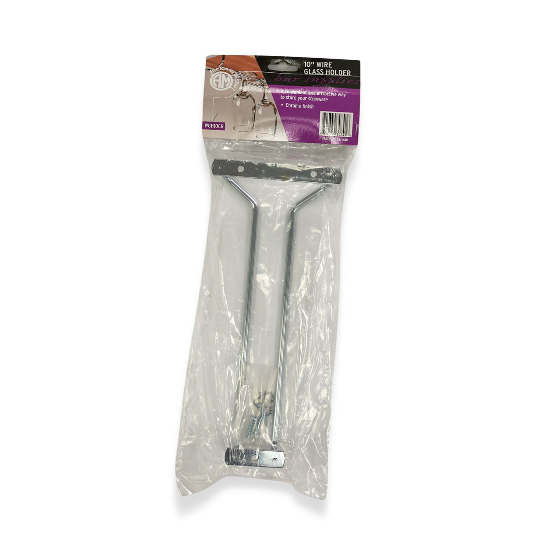 American Metalcraft 10" Chrome Wire Glass Holder (WGH10CR)