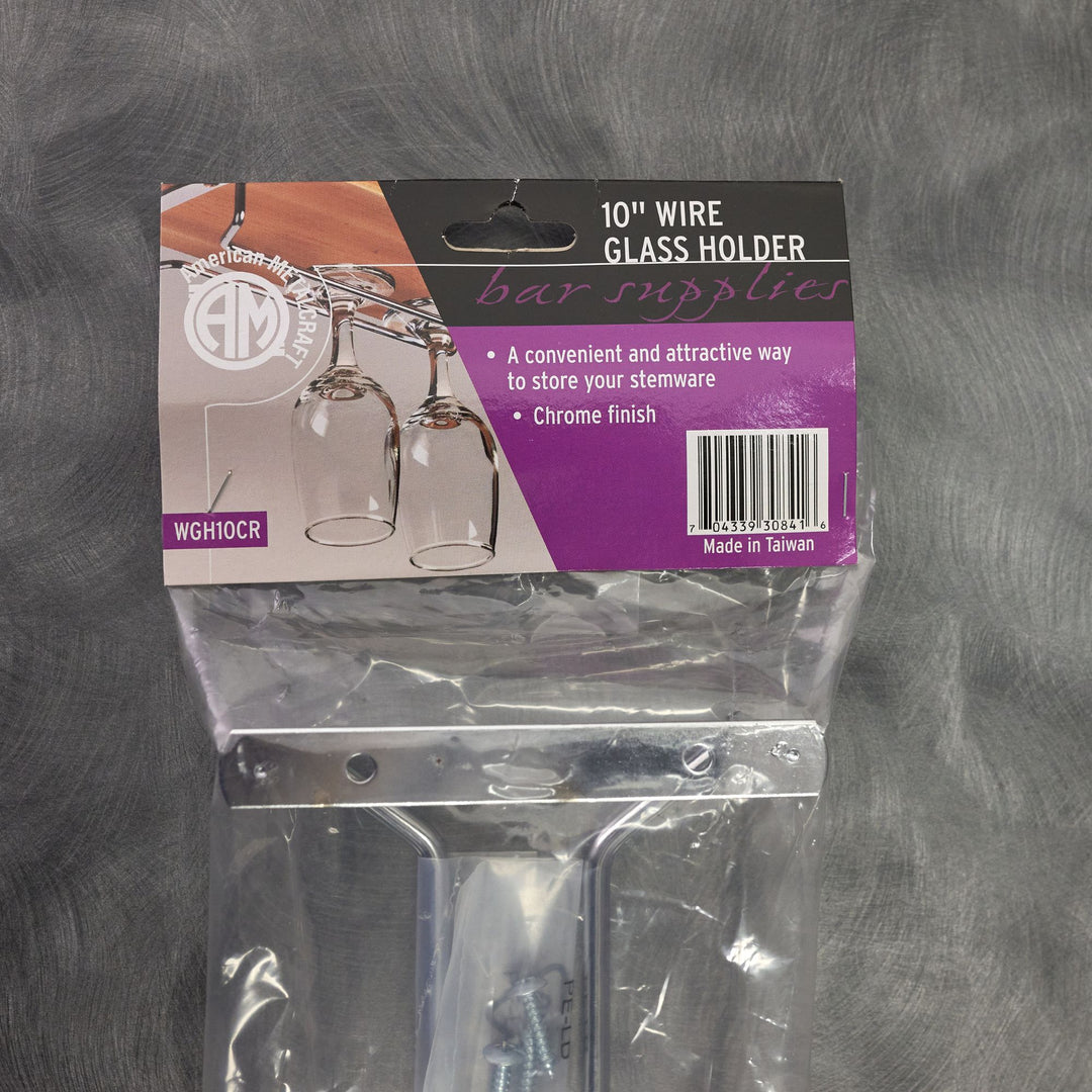 American Metalcraft 10" Chrome Wire Glass Holder (WGH10CR)