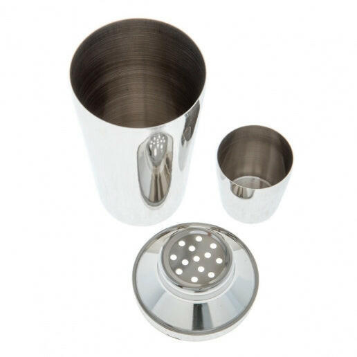 Winco BS-1P 16 oz Stainless Steel Shaker 3 Piece Set Winco