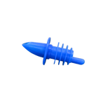 Blue Flexible Poly Budget Pourers 12/Bag