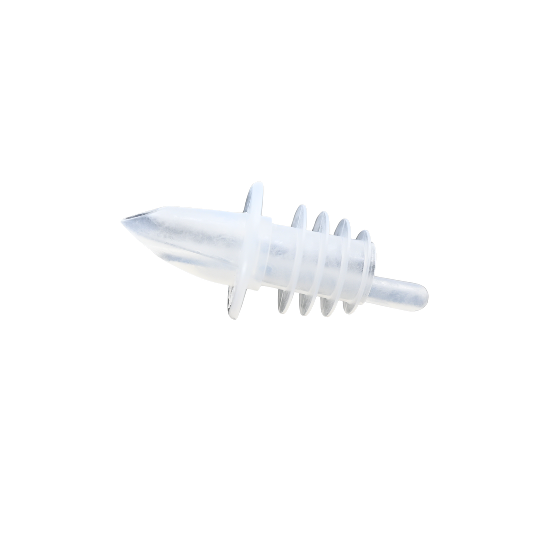 Clear Flexible Poly Budget Pourers 12/Bag